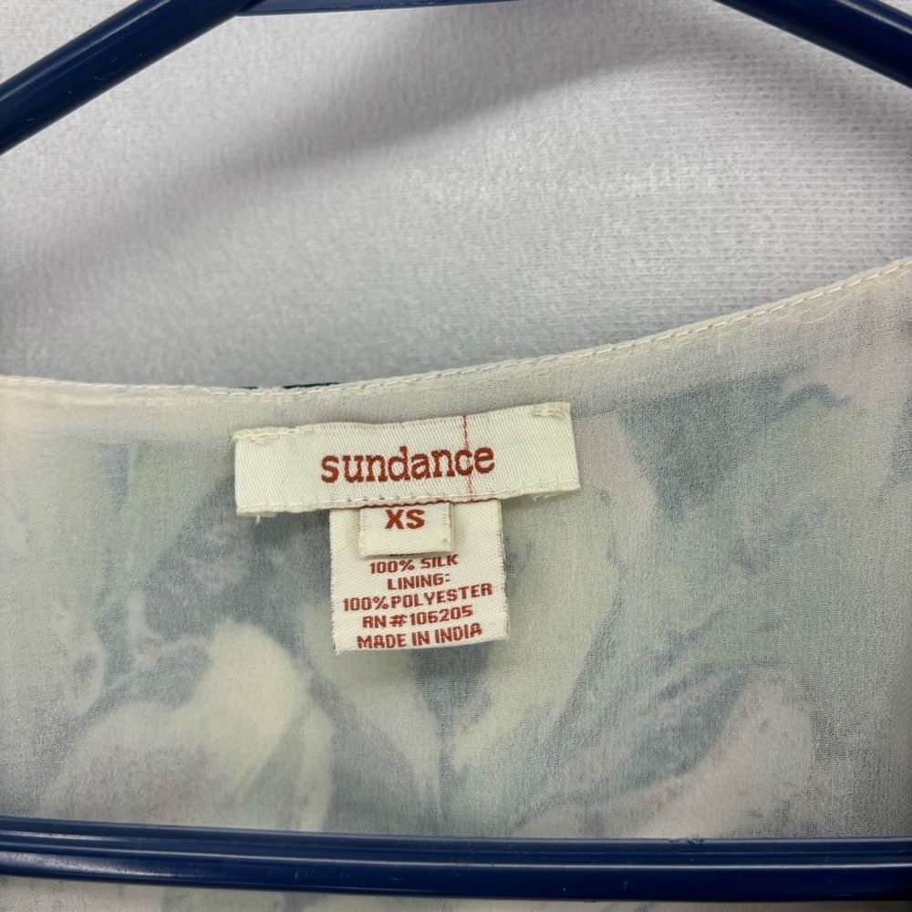 Sundance 100% Silk Sugarplum Garden Blouse Women’s XS Colorful Long Sleeve Top - Picture 4 of 11